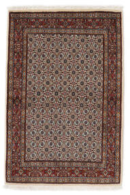  Persischer Moud Teppich 97X146 Schwarz/Braun (Wolle, Persien/Iran)