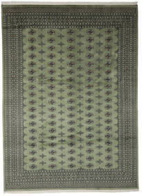 絨毯 オリエンタル パキスタン ブハラ 2Ply 277X379 ダークグリーン/ブラック 大きな (ウール, パキスタン)