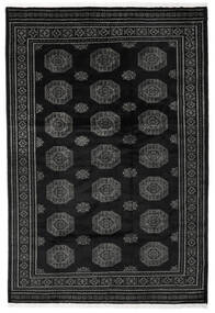  Oriental Pakistan Bokhara 3Ply Rug 202X298 Black/Dark Grey Wool, Pakistan Carpetvista
