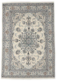 Persischer Nain Teppich 150X211 Dunkelgrau/Grau (Wolle, Persien/Iran)