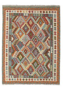  155X204 Small Kilim Afghan Old Style Rug Wool, Carpetvista