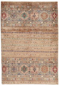 Shabargan Rug 126X179 Brown/Orange Wool, Afghanistan Carpetvista
