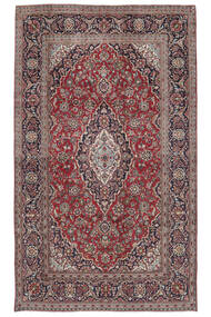 Keshan Teppich 195X328 Dunkelrot/Braun Wolle, Persien/Iran Carpetvista