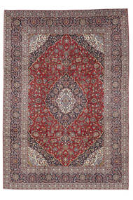 249X357 Alfombra Oriental Keshan Rojo Oscuro/Marrón (Lana, Persia/Irán) Carpetvista