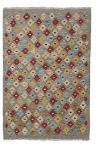  Kilim Afghan Old Style Tappeto 101X149 Di Lana Giallo Scuro/Marrone Piccolo Carpetvista