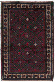  Baluch Rug 90X133 Wool Black/Brown Small Carpetvista