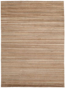  160X230 Plain (Single Colored) Mazic Rug - Beige/Brown Wool, 