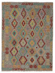  Oriental Kilim Afghan Old Style Rug 152X200 Brown/Dark Yellow Wool, Afghanistan Carpetvista