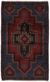  Baluch Rug 94X152 Wool Black/Brown Small Carpetvista