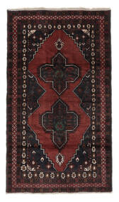 104X180 Baluch Rug Oriental Black/Dark Red (Wool, Afghanistan) Carpetvista