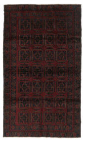  Orientalsk Beluch Tæppe 105X180 Sort Uld, Afghanistan Carpetvista