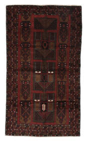 109X193 Belutsch Teppich Orientalischer Schwarz (Wolle, Afghanistan) Carpetvista