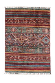 Shabargan Rug 84X117 Dark Red/Dark Grey Wool, Afghanistan Carpetvista