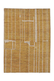 Contemporary Design Rug 175X241 Brown/Orange Wool, Afghanistan Carpetvista