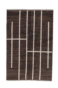 163X242 Contemporary Design Rug Modern Black/Brown (Wool, Afghanistan) Carpetvista