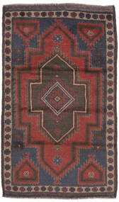 90X148 Baluch Rug Oriental Black/Dark Red (Wool, Afghanistan) Carpetvista