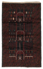  Oriental Baluch Rug 120X194 Black Wool, Afghanistan Carpetvista