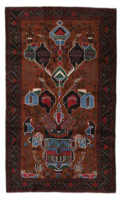 絨毯 バルーチ 120X196 ブラック/ダークレッド (ウール, アフガニスタン)