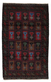 Oriental Baluch Rug 118X187 Black/Dark Red Wool, Afghanistan Carpetvista