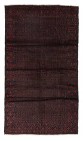 105X183 Belutsch Teppich Orientalischer Schwarz (Wolle, Afghanistan) Carpetvista