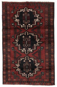 101X161 絨毯 オリエンタル バルーチ ブラック/ダークレッド (ウール, アフガニスタン) Carpetvista