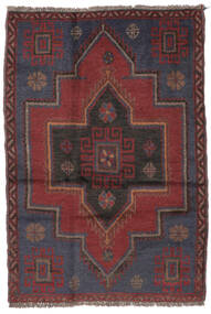 90X135 Belutsch Teppich Orientalischer Schwarz/Dunkelrot (Wolle, Afghanistan) Carpetvista