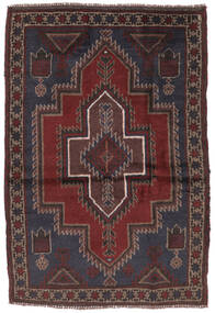 94X136 Belutsch Teppich Orientalischer Schwarz/Braun (Wolle, Afghanistan) Carpetvista