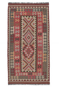 108X213 Kilim Afghan Old Style Rug Oriental Dark Red/Brown (Wool, Afghanistan) Carpetvista
