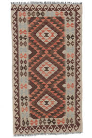  Orientalsk Kelim Afghan Old Style Tæppe 98X192 Orange/Brun Uld, Afghanistan Carpetvista