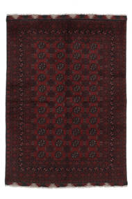 145X197 Afghan Fine Rug Oriental Black (Wool, Afghanistan) Carpetvista