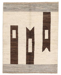 156X201 Tapis Contemporary Design Moderne Beige/Noir (Laine, Afghanistan) Carpetvista