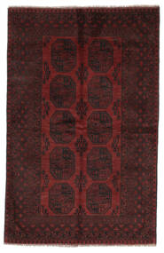 Afghan Fine Rug 161X249 Black/Dark Red Wool, Afghanistan Carpetvista