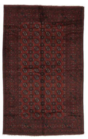 156X250 Dywan Afgan Fine Orientalny Czarny/Ciemnoczerwony (Wełna, Afganistan) Carpetvista