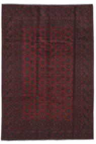  198X290 Medallion Afghan Fine Rug Wool, Carpetvista