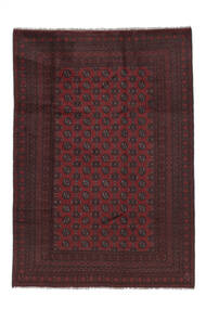  198X283 Medallion Afghan Fine Rug Wool, Carpetvista