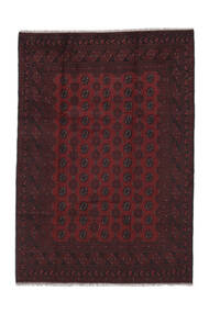  201X287 Medallion Afghan Fine Rug Wool, Carpetvista