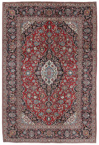 Tapete Oriental Kashan 199X300 Vermelho Escuro/Castanho (Lã, Pérsia/Irão)