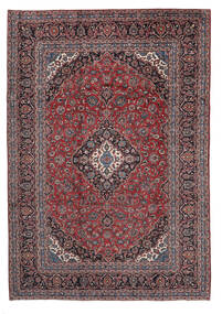 絨毯 カシャン 246X354 ダークレッド/ブラック (ウール, ペルシャ/イラン)