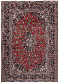 Alfombra Oriental Keshan 292X414 Rojo Oscuro/Negro Grande (Lana, Persia/Irán)