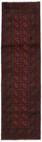 78X283 Afghan Fine Orientalisk Hallmatta Svart (Ull, Afghanistan) Carpetvista