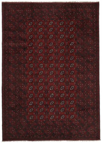 200X286 Afghan Fine Rug Oriental Black (Wool, Afghanistan) Carpetvista