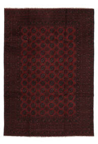  Afghan Fine Rug 198X285 Wool Black Carpetvista
