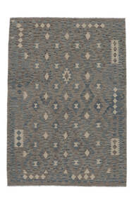  Orientalsk Kelim Afghan Old Style Tæppe 172X240 Brun/Mørkegrå Uld, Afghanistan Carpetvista