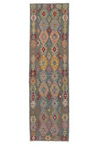 79X280 Kilim Afghan Old Style Rug Oriental Runner
 Brown/Dark Grey (Wool, Afghanistan) Carpetvista