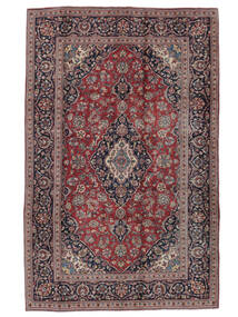 199X311 Keshan Rug Oriental Dark Red/Brown (Wool, Persia/Iran) Carpetvista