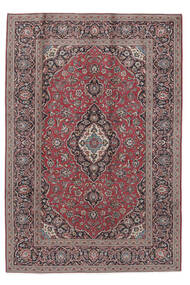  Orientalisk Keshan Matta 201X294 Mörkröd/Brun Ull, Persien/Iran Carpetvista