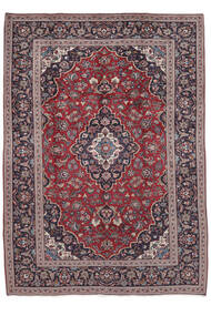 絨毯 カシャン 201X295 ダークレッド/ブラック (ウール, ペルシャ/イラン)