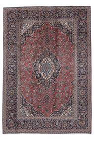 Tapis D'orient Kashan 196X284 Rouge Foncé/Noir (Laine, Perse/Iran)