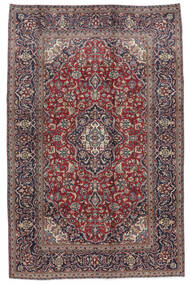  Keshan Rug 199X309 Persian Wool Brown/Dark Red Carpetvista