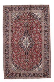 Tapete Oriental Kashan 200X310 Vermelho Escuro/Castanho (Lã, Pérsia/Irão)
